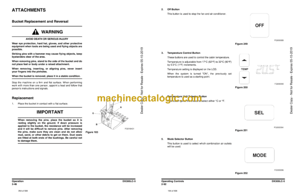 Doosan DX300LC-5 Excavator Operation and Maintenance Manual (Serial Number 1001 - 20000) - Image 4