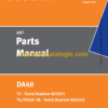 Doosan DA40 Articulated Dump Truck Parts Manual (T2 - Serial Number 820501 T4, STAGE 3B - Serial Number 840503)