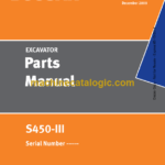 Doosan S450-3 Excavator Parts Manual