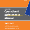 Doosan DX255LC-3 Excavator Operation and Maintenance Manual (Serial Number 1001 and Up)