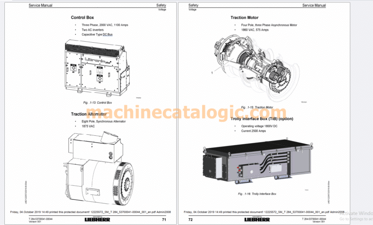 Liebherr Mining Trucks & Excavators assembly manual