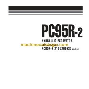 Komatsu PC95R-2 Hydraulic Excavator Shop Manual (WEBM001701)