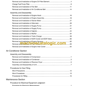 Sumitomo SH130-5 Hydraulic Excavator Service Text & Troubleshooting Manual & Shop Manual
