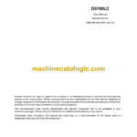 Doosan DX700 Crawler Excavator Shop Manual (950106-00013E)