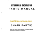 Sumitomo SH370TL-3B Hydraulic Excavator Parts Manual (WCLB330L3-6239)