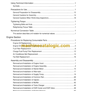 Sumitomo SH300-5 Hydraulic Excavator Service Text & Troubleshooting Manual & Shop Manual & Diagrams
