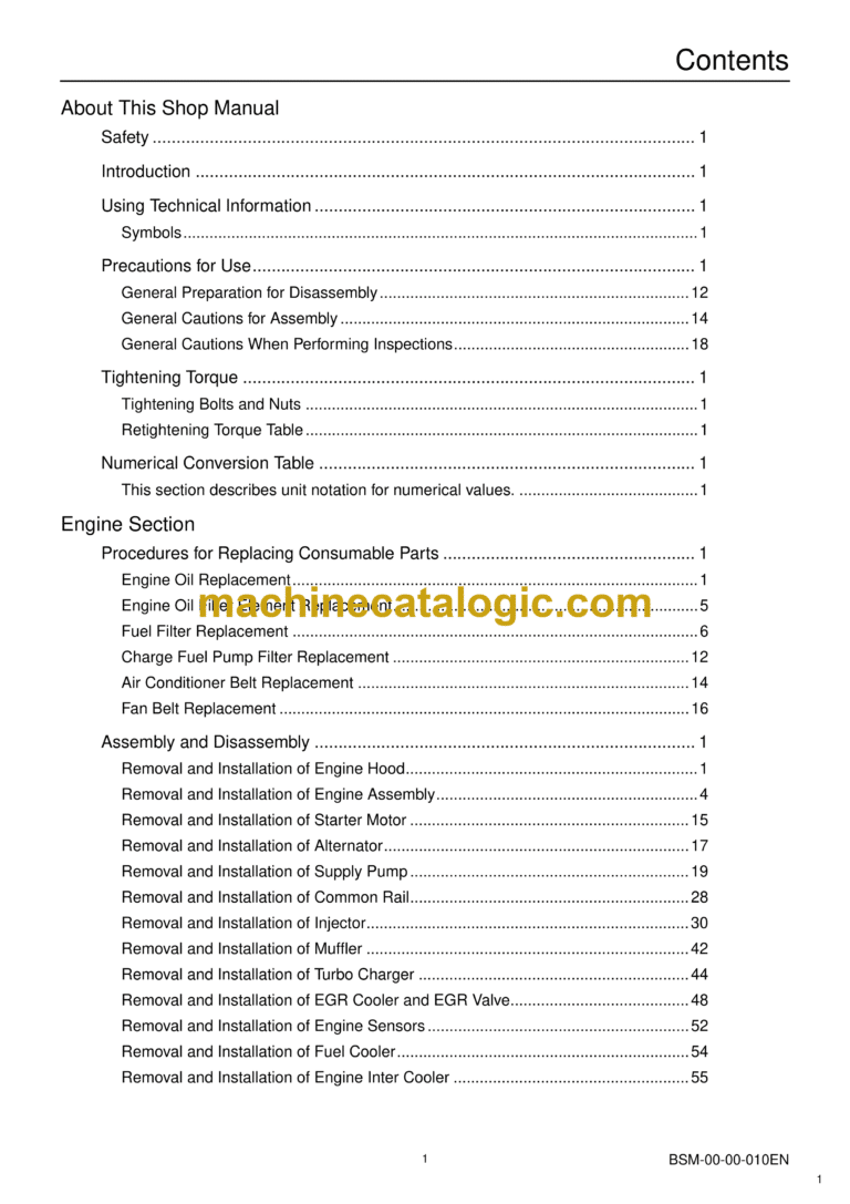 Sumitomo SH300-5 Hydraulic Excavator Service Text & Troubleshooting Manual & Shop Manual & Diagrams