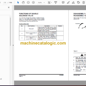 Doosan DX210W Crawler Excavator Shop Manual (Serial Number 5001 and Up)
