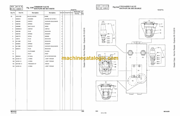 Doosan Mega 200 Wheel Loader Parts Manual (Serial Number 0001 and Up) - Image 3