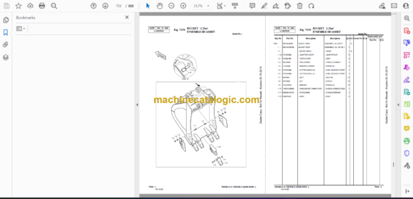 Doosan DX340LC-5, DX350LC-5 Hydraulic Excavator Parts Manual (Serial Number 20001 and Up) - Image 2