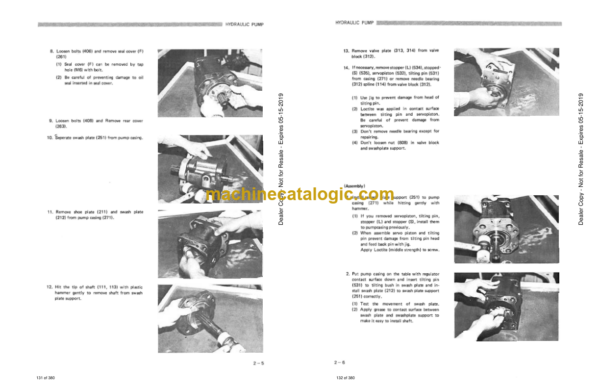 Doosan DH130 Excavator Shop Manual - Image 3