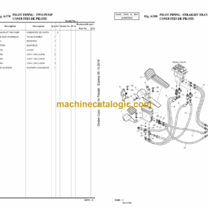 Doosan DX530LC-5 Excavator Parts Manual (Serial Number 10007 and Up)