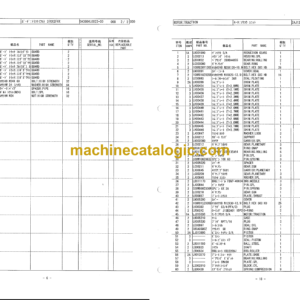 Sumitomo SH370TL-3B Hydraulic Excavator Parts Manual (WCLB330L3-6239)
