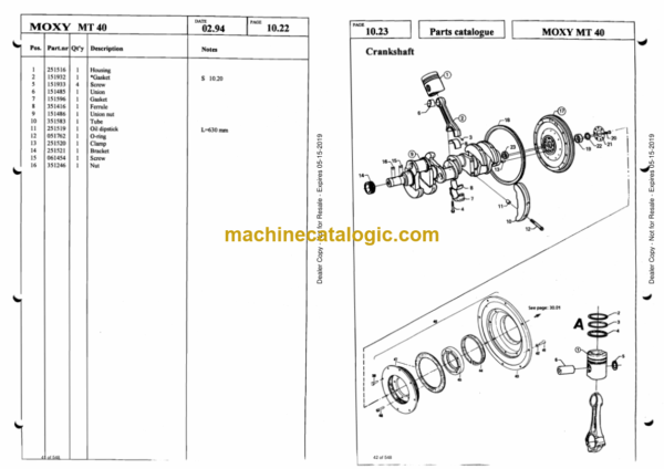 Doosan MT40 Articulated Dump Truck Parts Manual - Image 3
