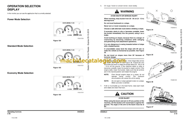 Doosan DX225LC Excavator Operation and Maintenance Manual (Serial Number 5001 and Up) - Image 4