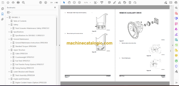 Doosan DX180LC-3 Hydraulic Excavator Shop Manual (Serial Number 1001 and Up) - Image 2