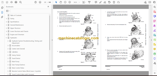 Doosan DX300MH-3 Hydraulic Excavator Shop Manual (Serial Number 1069) - Image 2