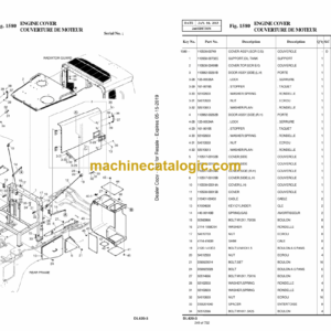 Doosan DL420-3 Wheel Loader Parts Manual (Serial Number 10001 and Up)