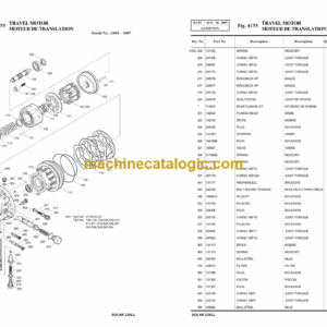Doosan S220LL Excavator Parts Manual (Serial Number 1001 and UP) (2021-7147JEF-1)