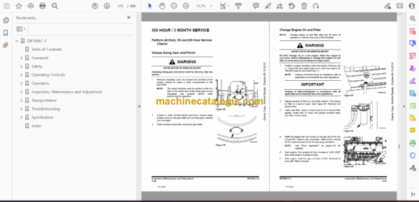 Doosan DX140LC Excavator Operation and Maintenance Manual (Serial Number 1001 and Up) - Image 2