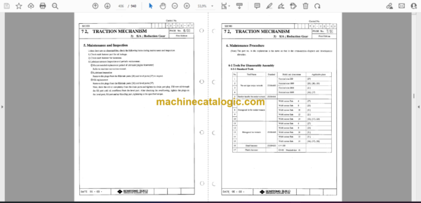 Sumitomo SH300-2, SH450LHD Hydraulic Excavator Shop Manual (WEL3001-0W) - Image 2
