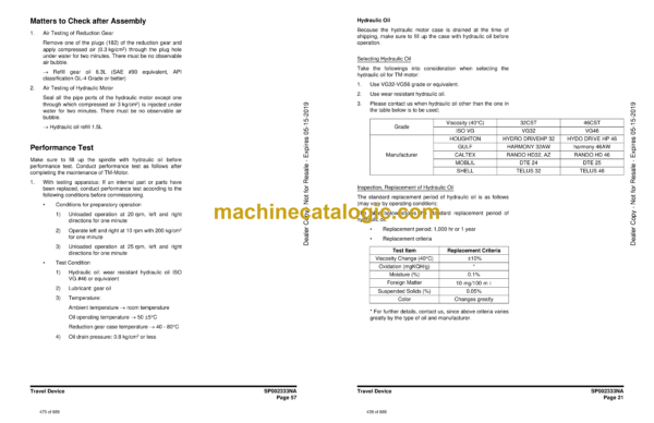 Doosan DX300MH-3 Hydraulic Excavator Shop Manual (Serial Number 1069) - Image 3