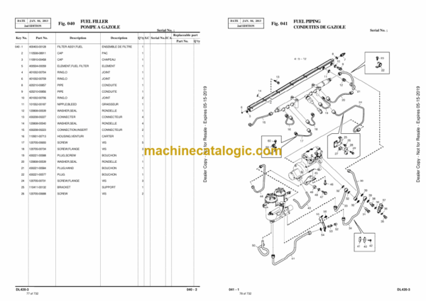Doosan DL420-3 Wheel Loader Parts Manual (Serial Number 10001 and Up) - Image 3