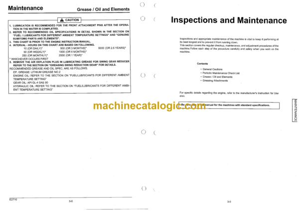 Sumitomo SH240-5MH Hydraulic Excavator Operators Manual (WDL245M-0W) - Image 2