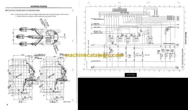 Sumitomo SH75U-2 Hydraulic Excavator Service Text & Wiring Diagrams - Image 4