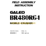 Komatsu BR300J-1, BR310JG-1 Galeo Mobile Crusher Operation and Maintenance Manual (SEAM004601)