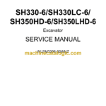 Sumitomo SH330-6, SH330LC-6, SH350HD-6, SH350LHD-6 Hydraulic Excavator Service Manual (WLSM3306-00WNZ)