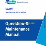 Doosan DX80R Excavator Operation and Maintenance Manual (Serial Number 50242 and Up)