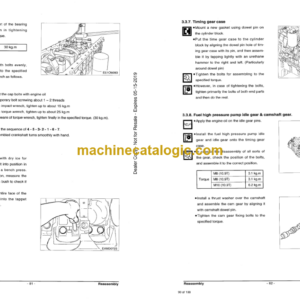 Doosan DL08 Diesel Engine Shop Manual (65-99897-8101)