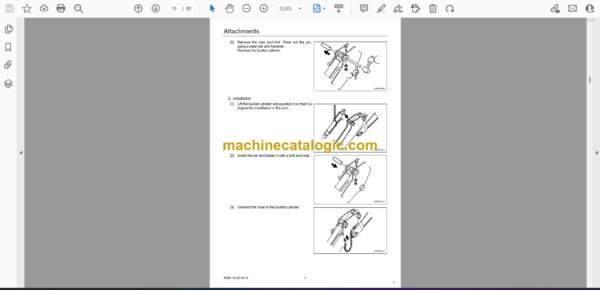 Sumitomo SH80-3B Hydraulic Excavator Shop Manual & Service Text - Image 2