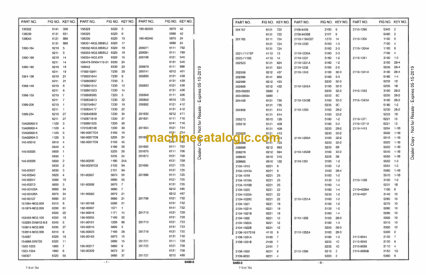 Doosan S450-3 Excavator Parts Manual - Image 2