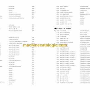 Doosan Solar 400LC-3 Excavator Parts Manual (Serial Number 0001 and Up)