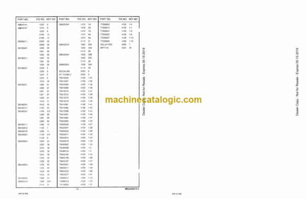 Doosan M200TC-3 Wheel Loader Parts Manual (Serial Number 0001 and Up) - Image 2