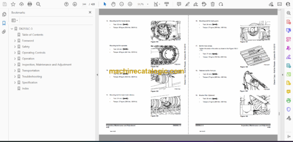 Doosan DX255LC-3 Excavator Operation and Maintenance Manual (Serial Number 1001 and Up) - Image 2