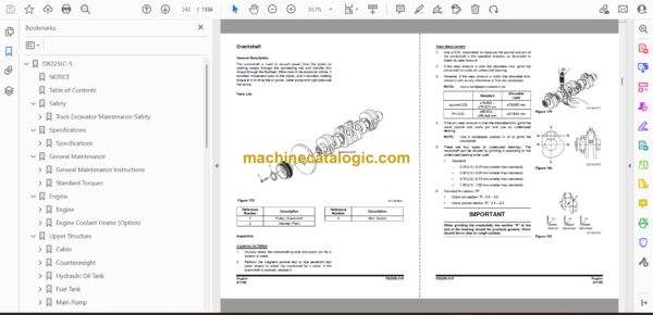 Doosan DX225LC-5 Hydraulic Excavator Shop Manual (Serial Number 1001 and Up) - Image 2
