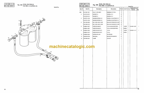 Doosan DH200W Wheeled Excavator Parts Manual (Serial Number 0001 and Up) - Image 3