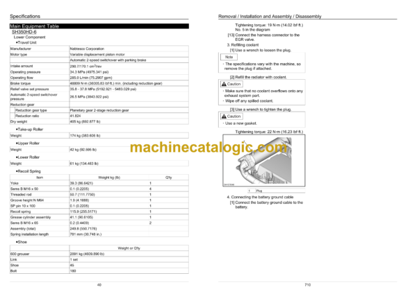 Sumitomo SH330-6, SH330LC-6, SH350HD-6, SH350LHD-6 Hydraulic Excavator Service Manual (WLSM3306-00WNZ) - Image 3