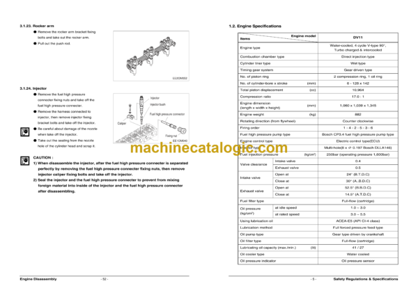 Doosan EENDV 110001 DV11 Engine Shop Manual - Image 4