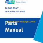Doosan DL200 Wheel Loader Parts Manual (Serial Number 5001 and UP)