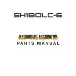 Sumitomo SH180LC-6 Hydraulic Excavator Parts Manual (WCL1806D-0W NZ)