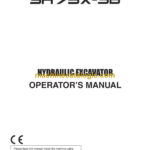 Sumitomo SH75X-3B Hydraulic Excavator Operators Manual (WDL0754-0T)