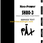 Sumitomo SH80-3 Hydraulic Excavator Service Text & Wiring Diagrams