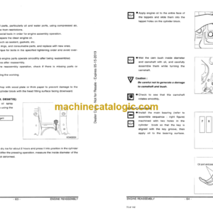 Doosan D1146, DC1146TI, DE08TIS Diesel Engine Shop Manual (65-99897-8056)