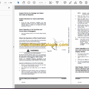 Doosan DX190W-5 Wheeled Excavator Operation and Maintenance Manual (Serial Number 1001 and Up)