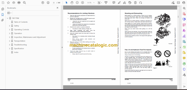 Doosan DX170W Wheeled Excavator Operation and Maintenance Manual (Serial Number 5001 and Up) - Image 2
