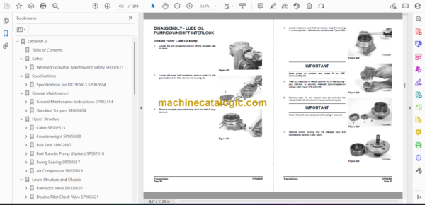Doosan DX190W-3 Wheeled Excavator Shop Manual (Serial Number 1001 and Up) - Image 2